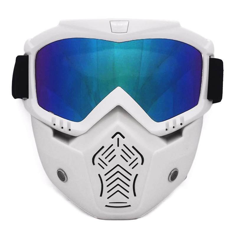 Burstore มอเตอร์ไซค์เปิดที่ถอดออกได้ Goggle สำหรับ VINTAGE หมวกนิรภัยสกีจักรยานมอเตอร์ไซด์แว่นกันน้ำหน้ากาก - INTL Burstore มอเตอร์ไซค์เปิดที่ถอดออกได้ Goggle สำหรับ VINTAGE หมวกนิรภัยสกีจักรยานมอเตอร์ไซด์แว่นกันน้ำหน้ากาก - INTL