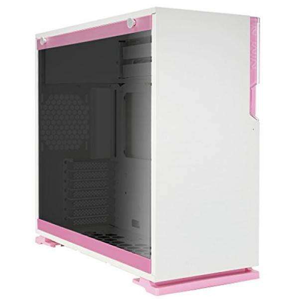 in Win 101 Pink ATX Mid Tower Gaming Computer Case with Tempered Glass White Malaysia