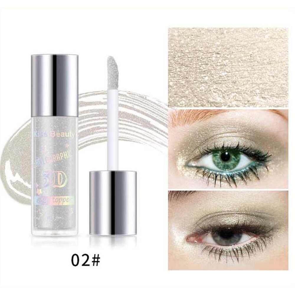 Qooiu KISS BEAUTY อายแชโดว์แวววาวเพชรมืออาชีพ Liquid อายแชร์โดกันน้ำอายแชโดว์แต่งหน้าเครื่องสำอาง Qooiu KISS BEAUTY อายแชโดว์แวววาวเพชรมืออาชีพ Liquid อายแชร์โดกันน้ำอายแชโดว์แต่งหน้าเครื่องสำอาง