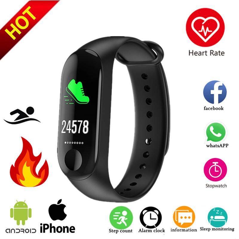 Amorfashion M3 Smartwatch หน้าจอสีสายรัดข้อมืออัจฉริยะสายรัดข้อมือสำหรับออกกำลังกาย IP68 เครื่องวัดกิจกรรมกันน้ำสมาร์ทวอท์ชสำหรับ iPhone Xiaomi Huawei OPPO VIVO PK Mi บาง 3 Amorfashion M3 Smartwatch หน้าจอสีสายรัดข้อมืออัจฉริยะสายรัดข้อมือสำหรับออกกำลังกาย IP68 เครื่องวัดกิจกรรมกันน้ำสมาร์ทวอท์ชสำหรับ iPhone Xiaomi Huawei OPPO VIVO PK Mi บาง 3