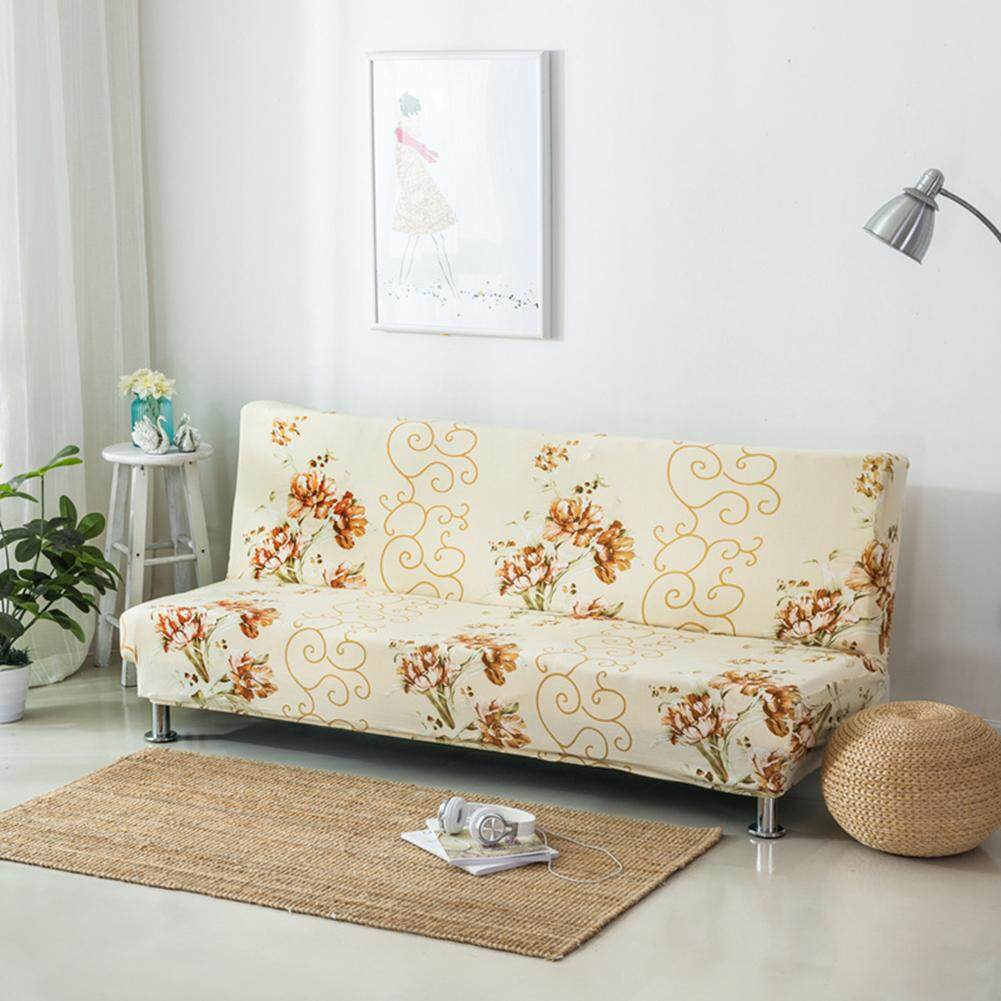 RYT Elegant Slipcover ยืดหยุ่นที่นั่งพิมพ์เคสลายดอกไม้โซฟาผ้าคลุมเตียง Protector Armless ยืดหยุ่นโซฟาผ้าคลุมเตียง RYT Elegant Slipcover ยืดหยุ่นที่นั่งพิมพ์เคสลายดอกไม้โซฟาผ้าคลุมเตียง Protector Armless ยืดหยุ่นโซฟาผ้าคลุมเตียง
