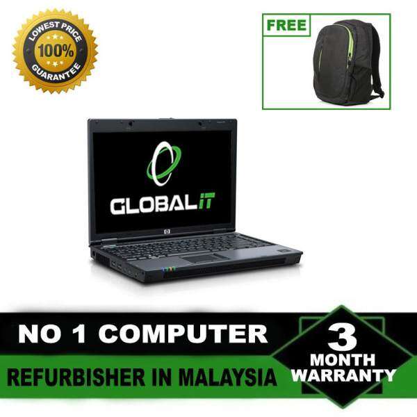 (Refurbished Notebook) HP Compaq 6710 14 LCD Laptop / Intel Core 2 Duo / 80GB Hard Disk / 2GB DDR2 Ram / Windows XP / Factory Refurbished Malaysia