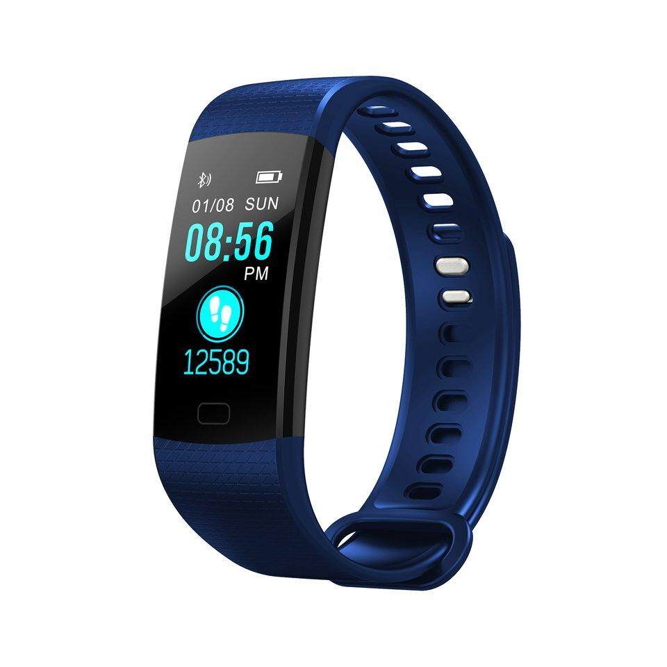 Pretty Smart Wristband Color Screen Heart Rate Blood Pressure Monitor Pedometer สายรัดข้อมือเพื่อสุขภาพ อุปกรณ์ไอทีสวมใส่ สี : ฟ้า-393849937 Pretty Smart Wristband Color Screen Heart Rate Blood Pressure Monitor Pedometer สายรัดข้อมือเพื่อสุขภาพ อุปกรณ์ไอทีสวมใส่