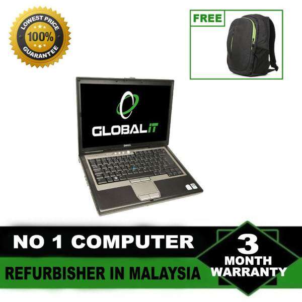 (Refurbished Notebook) Dell Latitude D630 14 LCD Laptop / Intel Core 2 Duo / 80GB Hard Disk / 2GB DDR2 Ram / Windows XP / Factory Refurbished Malaysia
