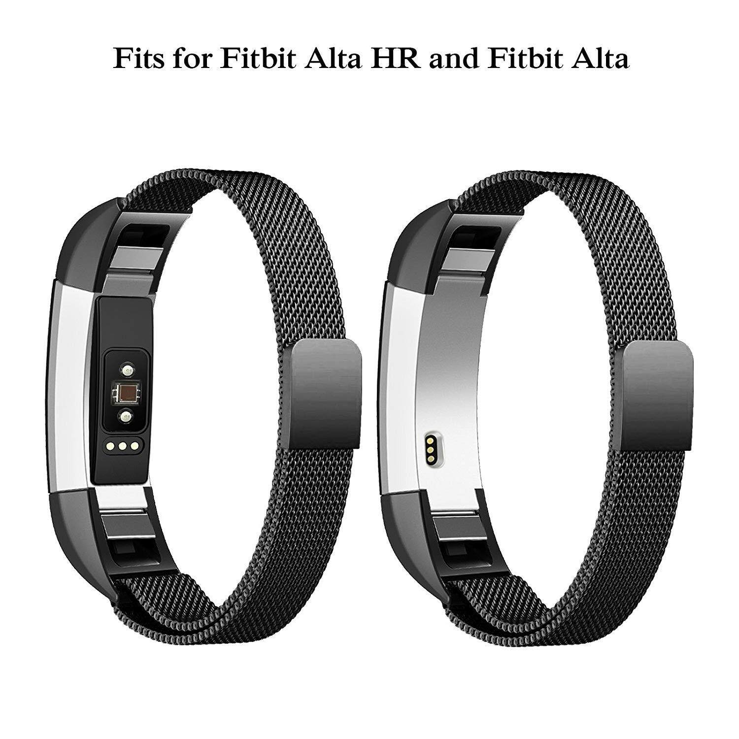 Metal Bands Compatible For Fitbit Alta Adjustable Milanese Stainless