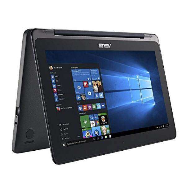 Flagship Asus Transformer Book Flip 11.6 2 in 1 HD IPS Touchscreen Business Laptop/Tablet, Intel Celeron N3060 4GB DDR3 32GB SSD ASUS SonicMaster HDMI WLAN Bluetooth USB Type-C Win 10 -Dark Blue - intl