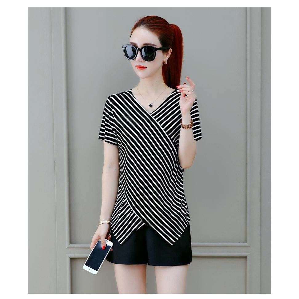 ใหม่ผู้หญิงสบายๆ Basic ฤดูร้อนเสื้อยืด TOP เสื้อเชิ้ตแขนสั้น ใหม่ผู้หญิงสบายๆ Basic ฤดูร้อนเสื้อยืด TOP เสื้อเชิ้ตแขนสั้น