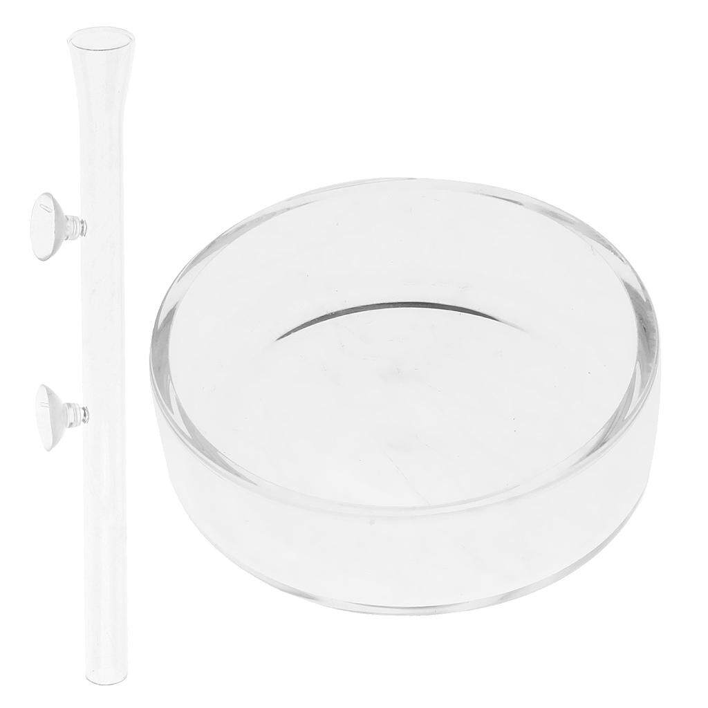 BolehDeals Aquarium Fish Tank Shrimp Feeding Food Dish Tray Feeder Tube With 30cm Tube