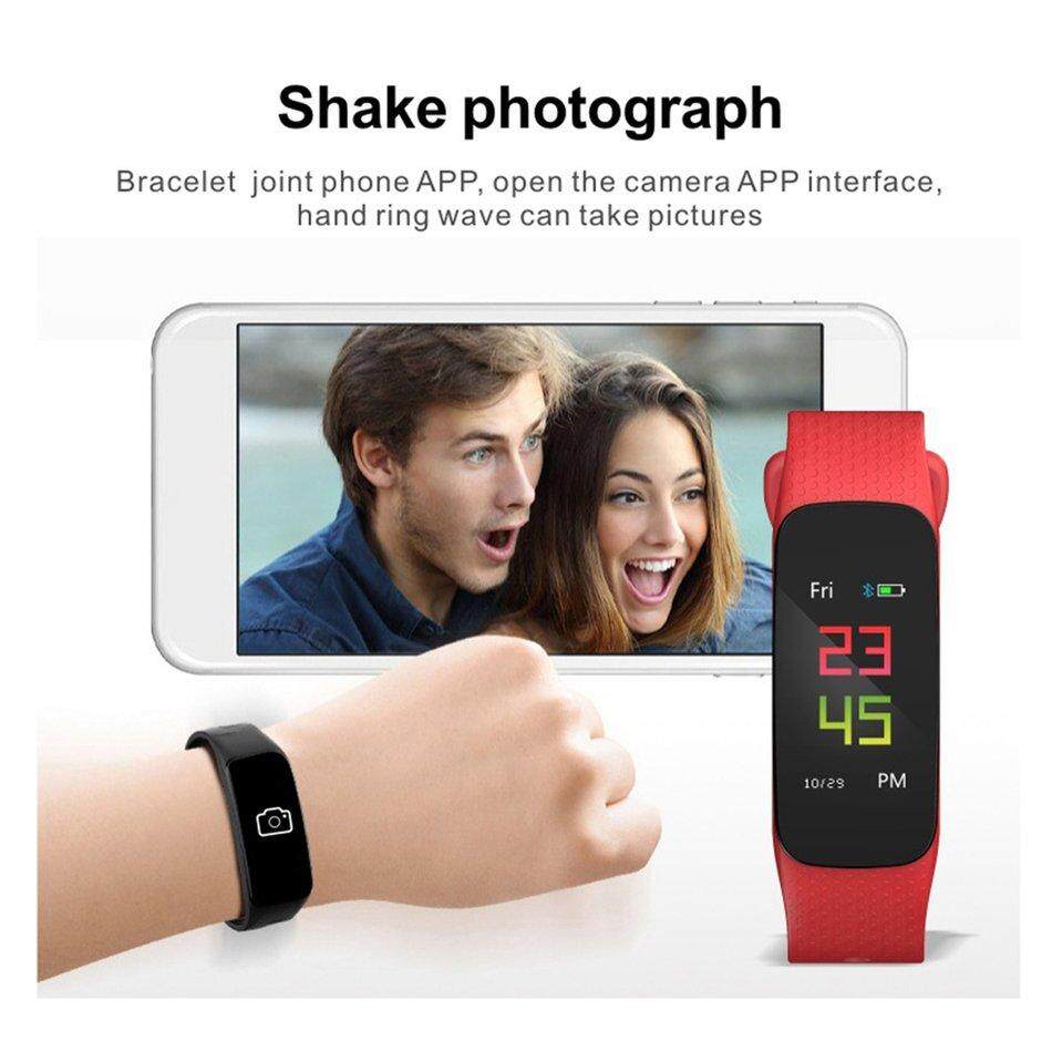 RUN2 L6 เครื่องนับก้าวรัดข้อมืออัฉริยะสายรัดข้อมือฟิตเนส Heart Rate Bloof ความดันสร้อยข้อมือ