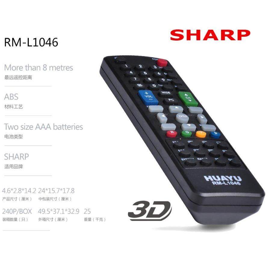 SHARP LED LCD TV Remote Control Replacement SPARE Unit 3D AV Lazada