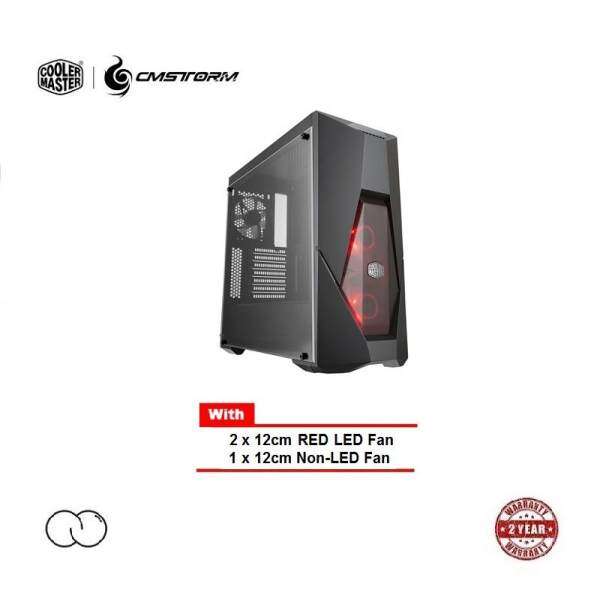 Cooler Master MasterBox K500L ATX Chassis (with RED LED Fan) Malaysia