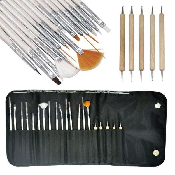 Nail Art 20PCS Design Painting Pen Brush Set for Salon Manicure DIY Tool - intl Philippines