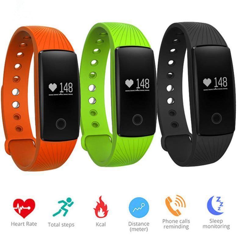 มาใหม่ล่าสุด V05C สมาร์ทสายรัดอัจฉริยะวัดการเต้นของหัวใจสายรัดข้อมือวัดชีพจรสายรัดข้อมือสำหรับออกกำลังกายสำหรับ Android iOS PK วง Xiomi Mi 2 Fitbits