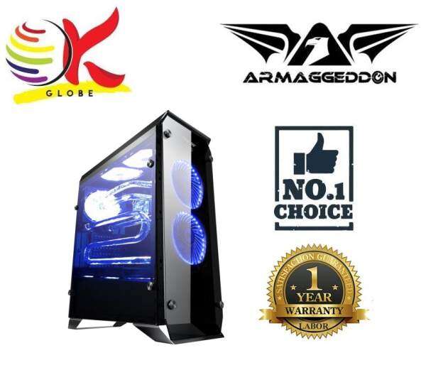 ARMAGGEDDON INFINEON 5000 ATX GAMING TOWER FULL TEMPERED GLASS FRONT SIDE PANEL Malaysia