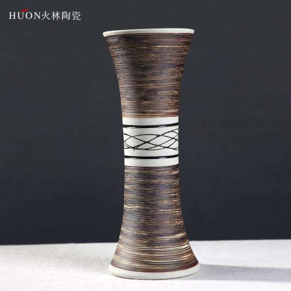 Modern Minimalist Jingdezhen Ceramic Vase Creative Living Room Dried Flower Container European Style 58 Decorations Decoration