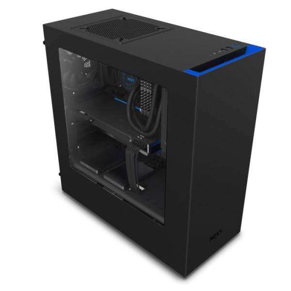 NZXT S340 Black + Blue Casing Malaysia