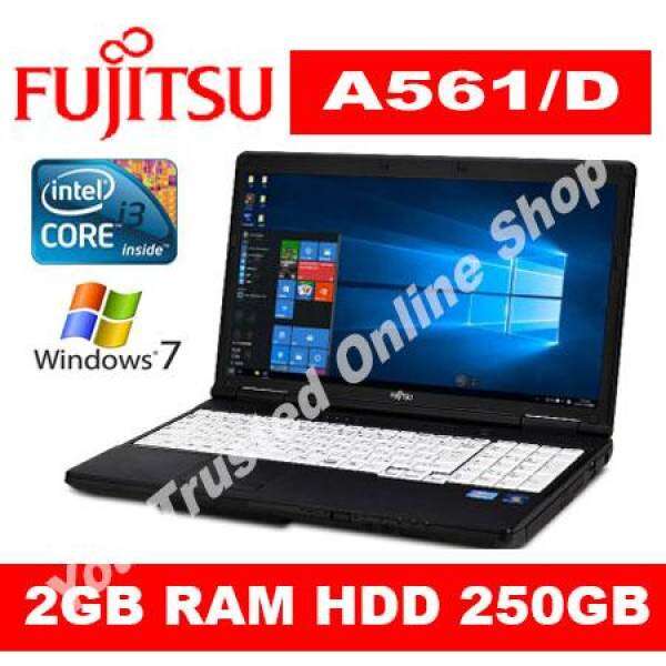 (REFURBISHED) Laptop FUJITSU Intel i3 2GB DDR3 15 250GB HDD Malaysia