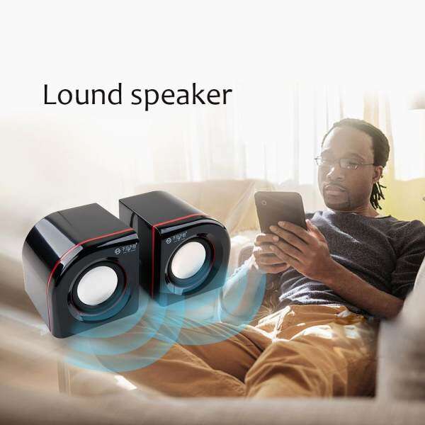 SEE ME HERE LV360 USB Multimedia Speakers with Stero Sound-for PC/Phone(with 3.5mm AUX & PC input) Malaysia