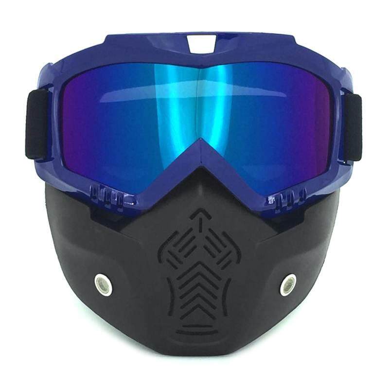 Burstore มอเตอร์ไซค์เปิดที่ถอดออกได้ Goggle สำหรับ VINTAGE หมวกนิรภัยสกีจักรยานมอเตอร์ไซด์แว่นกันน้ำหน้ากาก - INTL Burstore มอเตอร์ไซค์เปิดที่ถอดออกได้ Goggle สำหรับ VINTAGE หมวกนิรภัยสกีจักรยานมอเตอร์ไซด์แว่นกันน้ำหน้ากาก - INTL