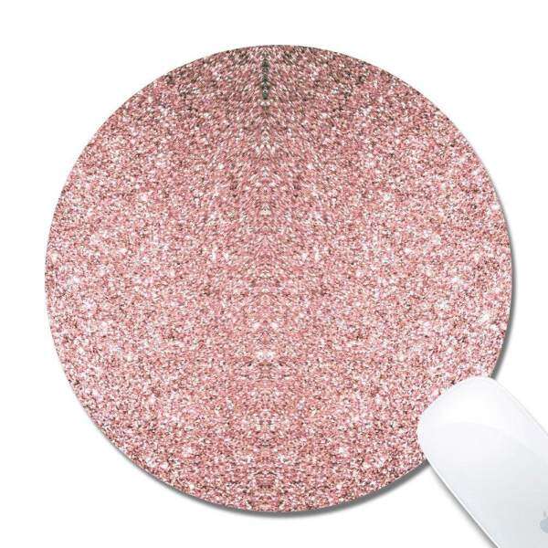 Gaming Mouse Pad Non-Slip Rubber Base Mouse Mat Pink Glitter Malaysia