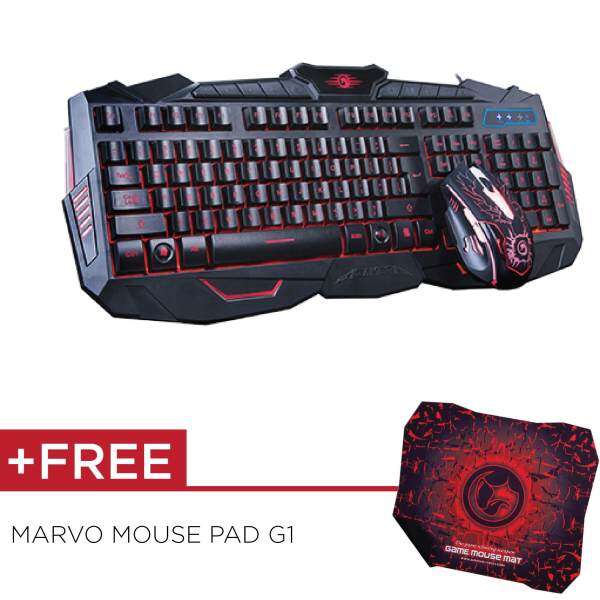 Marvo Scorpion KingKong KM400 Wired Gaming Keyboard & Mouse Combo Malaysia