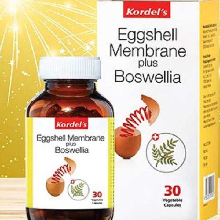 kordel"s eggshell membrane plus boswellia 30"s (exp: 07/2019)