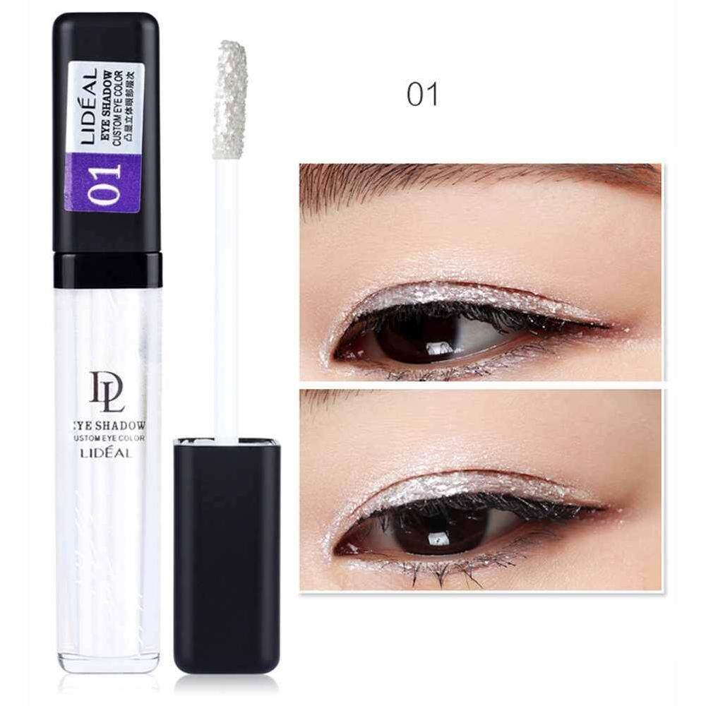 Dongxi 12 สี Glitter อายแชโดว์กากเพชรแต่งหน้ากันน้ำ METALLIC Flash Liquid อายแชโดว์แบบมีประกาย Make Up - INTL Dongxi 12 สี Glitter อายแชโดว์กากเพชรแต่งหน้ากันน้ำ METALLIC Flash Liquid อายแชโดว์แบบมีประกาย Make Up - INTL