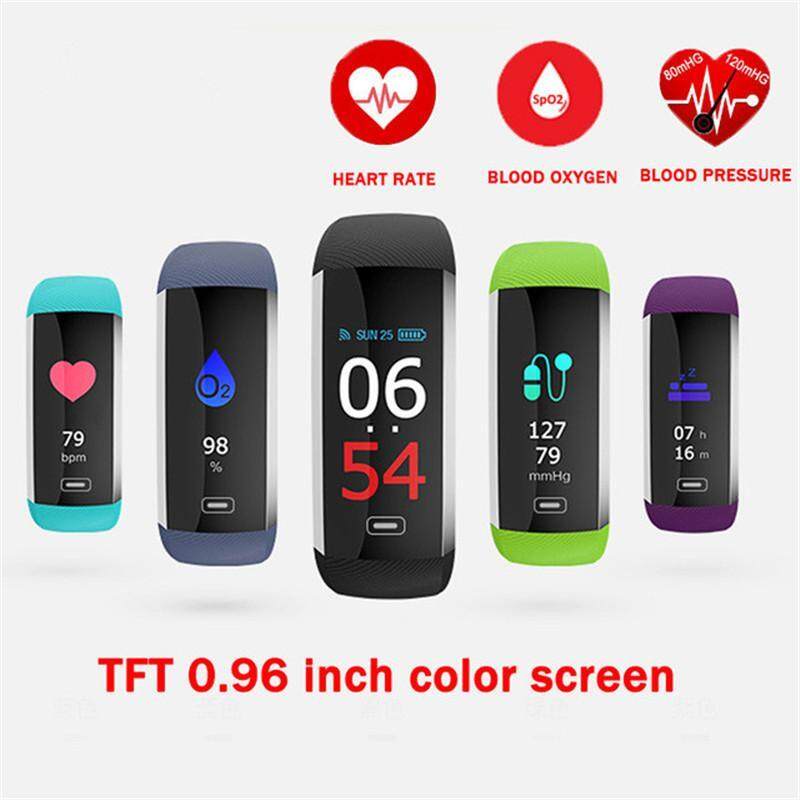 มาใหม่ล่าสุดใหม่สีจอ OLED G19 Smart band ความดันโลหิตเครื่องวัดชีพจรสายรัดข้อมือฟิตเนสสร้อยข้อมือสมาร์ทอุปกรณ์สวมได้