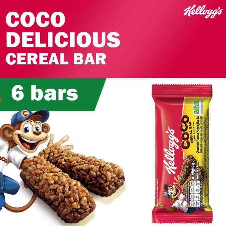 kellogg"s coco cereal bar - box of 6