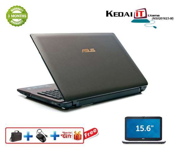 Asus Laptop - (Recon) K53E i5 2nd Gen 4Gb Ram 500 Gb hdd windows 10 webcam 3 months warranty Malaysia