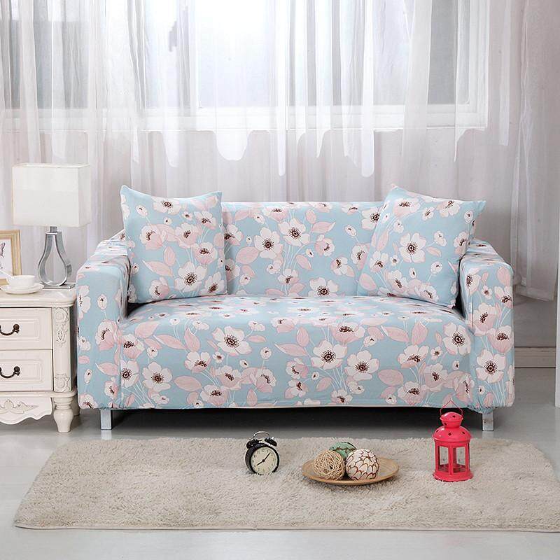 Sheleep 4 ที่นั่งแฟชั่นพิมพ์ปฏิกิริยาผ้าคลุมโซฟายืดผ้าคลุมโซฟาผ้าคลุมโซฟา