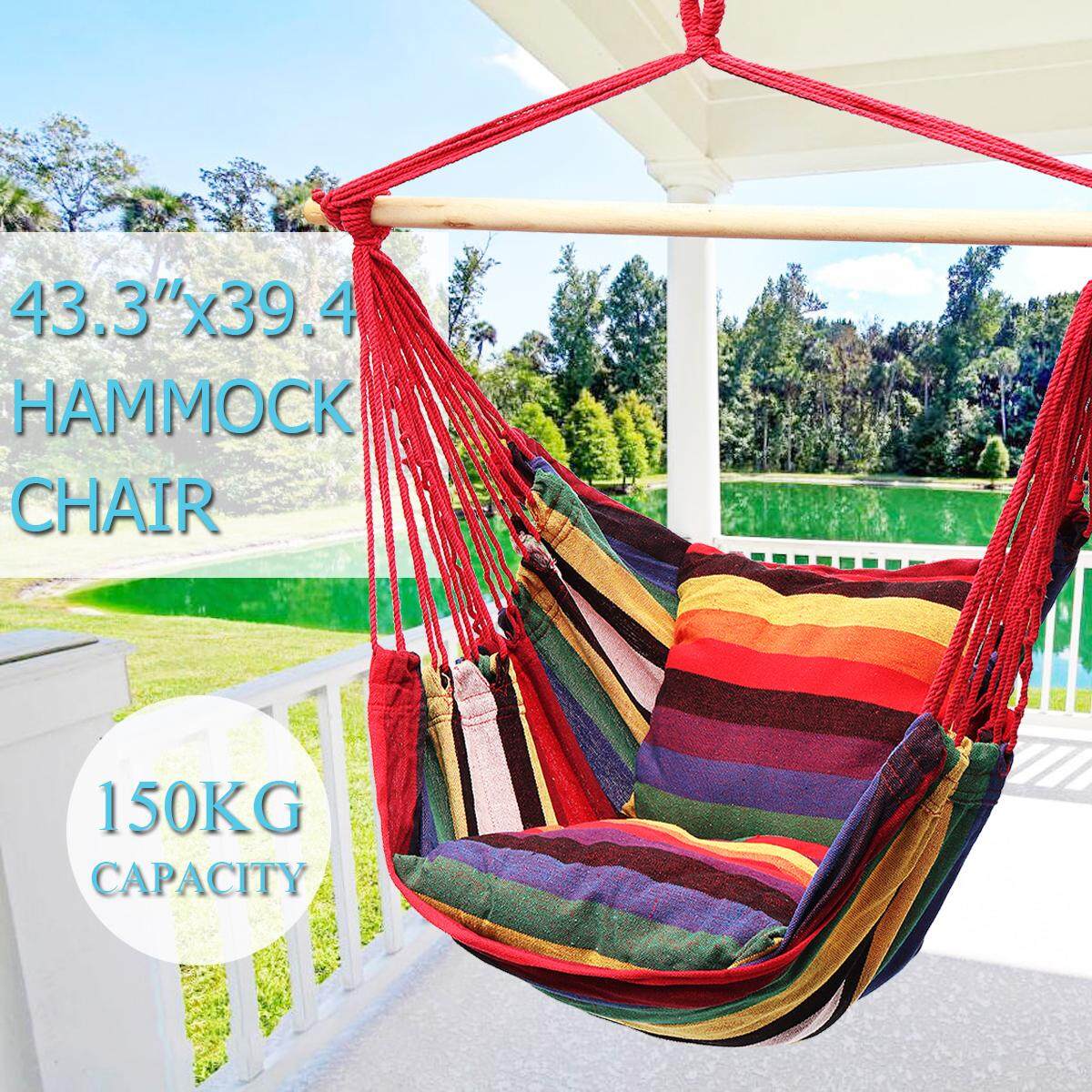 43.3 ''x 39.4'' เปลญวนแบบแขวนเก้าอี้แกว่งกลางแจ้งในร่มสวน - INTL 43.3 ''x 39.4'' เปลญวนแบบแขวนเก้าอี้แกว่งกลางแจ้งในร่มสวน - INTL