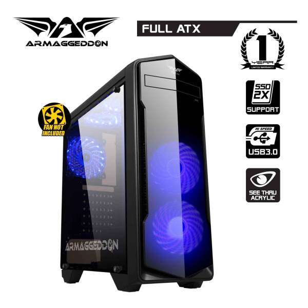 T5x Pro Full ATX - Smart Gaming Structure PC Chassis By Armaggeddon Malaysia