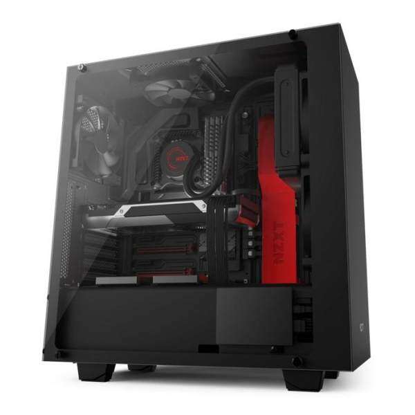 NZXT S340 Elite Mid Tower ATX Case - Red Malaysia