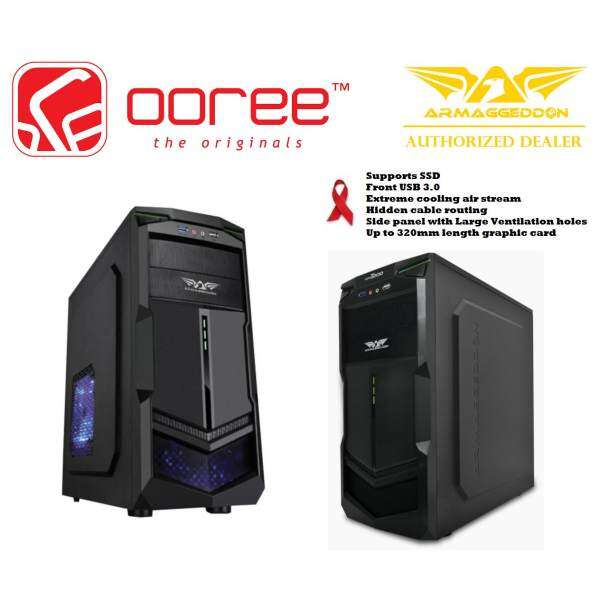 GENUINE ARMAGGEDDON ATX TORO T200 GAMING CHASIS WITH EXTREME COOLING AIR STREAM Malaysia