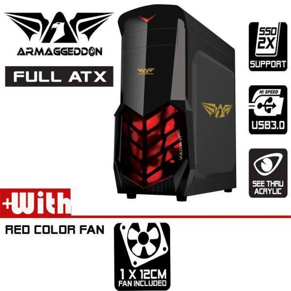Official Armaggeddon Vulcan V1x Full ATX Gaming PC Desktop Casing Malaysia