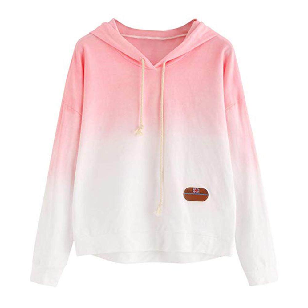 Joomia Women's Hoodie ผ้าปะพิมพ์ลายเสื้อแขนยาวเสื้อกันหนาวเสื้อสตรีแบบสวมทับ Joomia Women's Hoodie ผ้าปะพิมพ์ลายเสื้อแขนยาวเสื้อกันหนาวเสื้อสตรีแบบสวมทับ