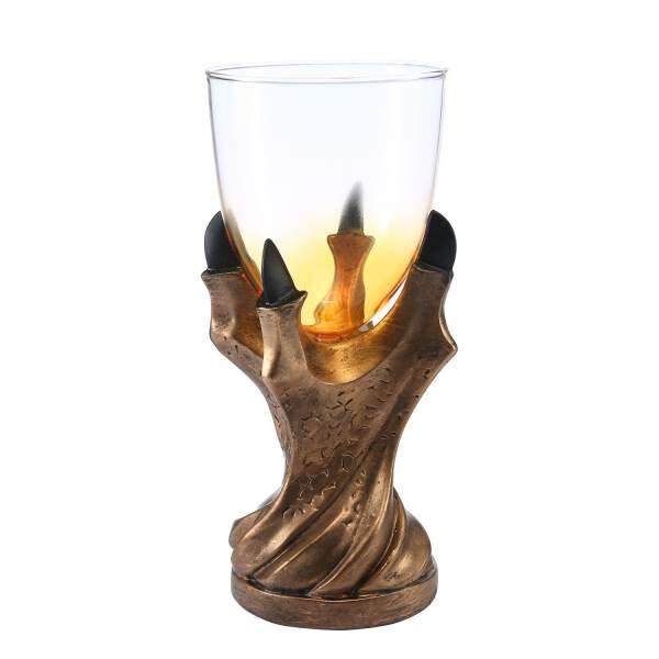 tongzhi 3D Dragon Claw Goblet , Personality Whiskey Resin Glass Goblet (Black) - intl