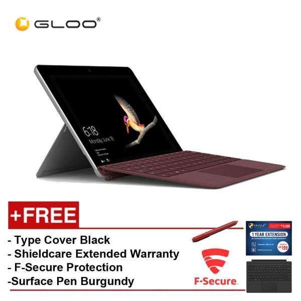 Microsoft Surface Pro i5/8G 128GB + Type Cover Black + Shield Care 1YR Ext Wty +F-Secure EndPoint Protection + Microsoft Surface Pen Burgundy Malaysia