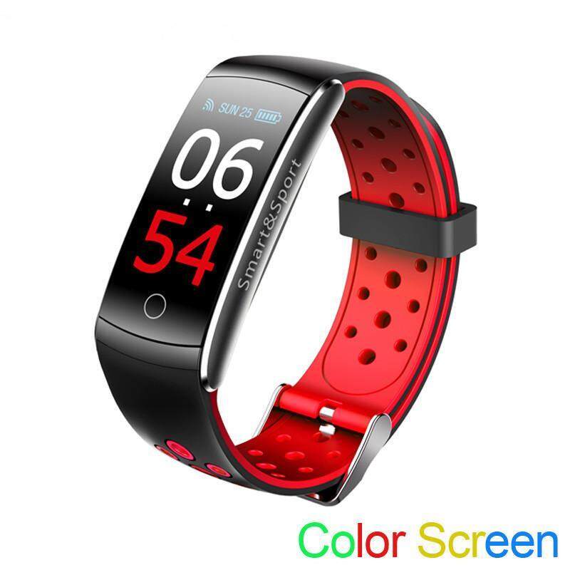 มาใหม่ล่าสุด Q8S หน้าจอสีสมาร์ทกำไลข้อมืออัจฉริยะ Heart Rate smartband ตัวติดตามฟิตเนสสร้อยข้อมือสมาร์ทอุปกรณ์สวมได้สายรัดข้อมือฟิตเนส