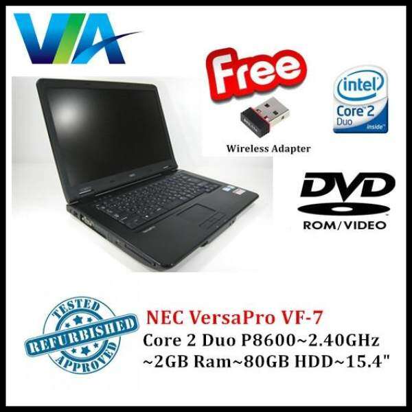 Refurb Nec VersaPro VF-7~C2D~2Gb Ram~80Gb HDD~15.4~Wifi/Nano Malaysia