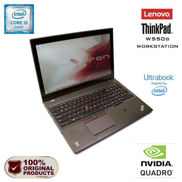 LENOVO THINKPAD W550s WORKSTATION ULTRABOOK - CORE I5/ 16GB RAM/ 1000GB HDD/ 2GB NVIDIA QUADRO K620M Malaysia