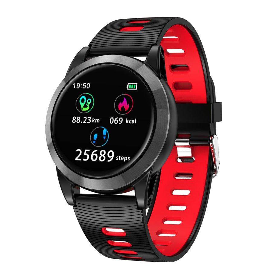 ERA R15 Smart Fitness & กิจกรรมนาฬิกา สายรัดข้อมือเพื่อสุขภาพ อุปกรณ์ไอทีสวมใส่ สี : สีดำ + สีแดงเหล็กสีดำ-389966932 ERA R15 Smart Fitness & กิจกรรมนาฬิกา สายรัดข้อมือเพื่อสุขภาพ อุปกรณ์ไอทีสวมใส่
