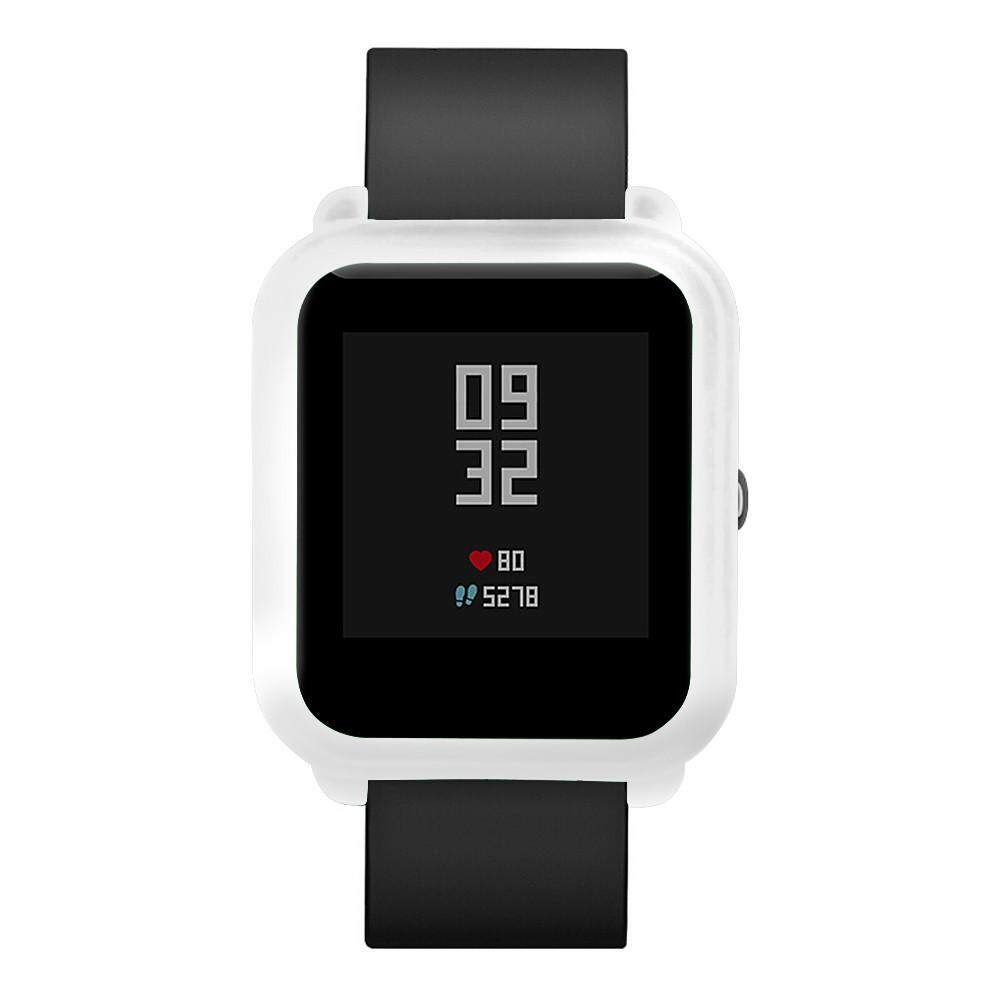 นุ่ม TPU ซิลิโคนป้องกันกรณีสำหรับ huami amazfit BIP นาฬิกาเยาวชน นุ่ม TPU ซิลิโคนป้องกันกรณีสำหรับ huami amazfit BIP นาฬิกาเยาวชน