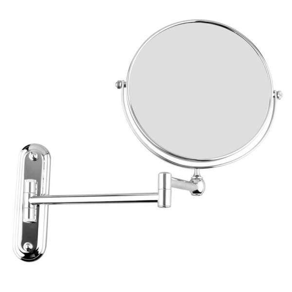 Silver Extending 8 inches cosmetic wall mounted make up mirror shaving bathroom mirror 3x Magnification Philippines