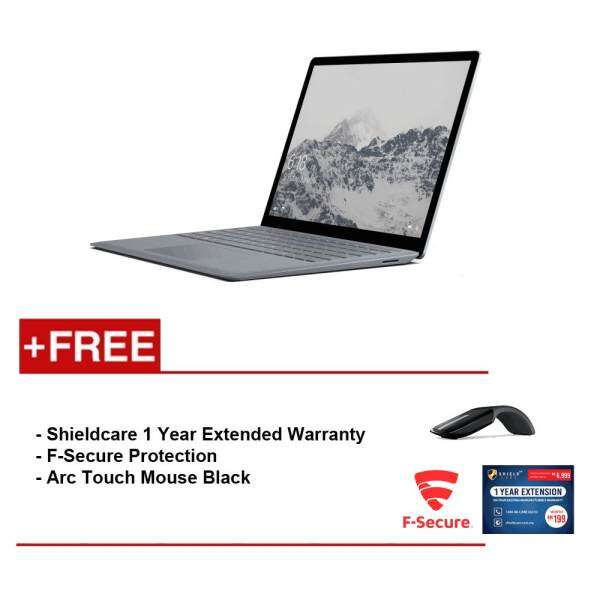 Surface Laptop Core i5/8GB RAM - 256GB + Shield Care 1 Year Extended Warranty + F-Secure End Point Protection + Arc Touch Mouse Malaysia