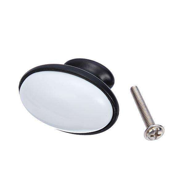 White Ceramic Cabinet handle Oval-Shaped Pulls Drawer Handle