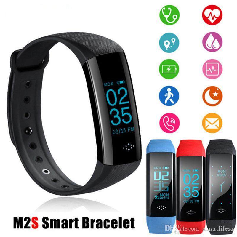 มาใหม่ล่าสุด M2S M2 Pro นาฬิกาสมาร์ทแบนด์ความดันโลหิตออกซิเจนเครื่องวัดชีพจรสายข้อมือสมาร์ทสำหรับออกกำลังกายนาฬิกาอัจฉริยะจับความเคลื่อนไหว