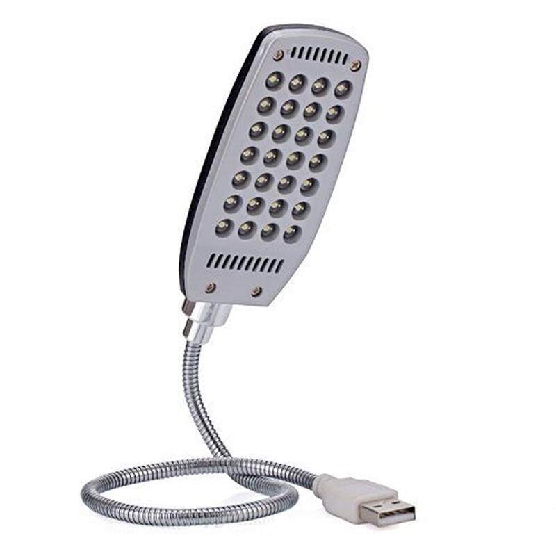 black New USB-28 LED lamp flexible for PC laptop portable