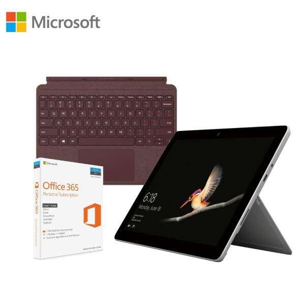Microsoft Surface Go Intel Pentium Gold 4GB RAM / 64GB eMMC + Type Cover Black + Office 365 Personal Bundle Malaysia